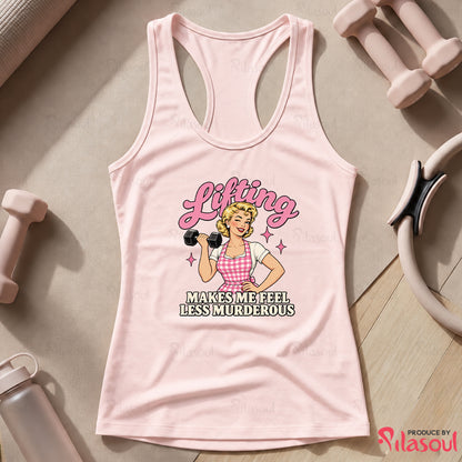 Lifting Less Murderous Tank Top