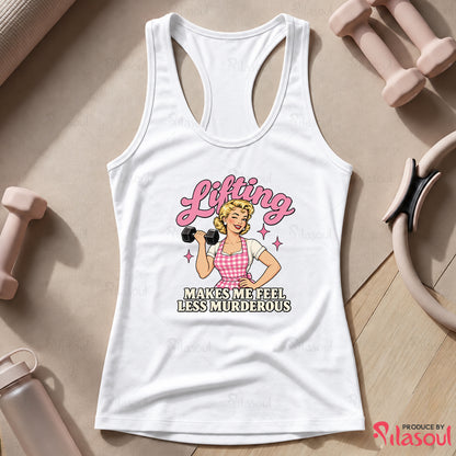 Lifting Less Murderous Tank Top