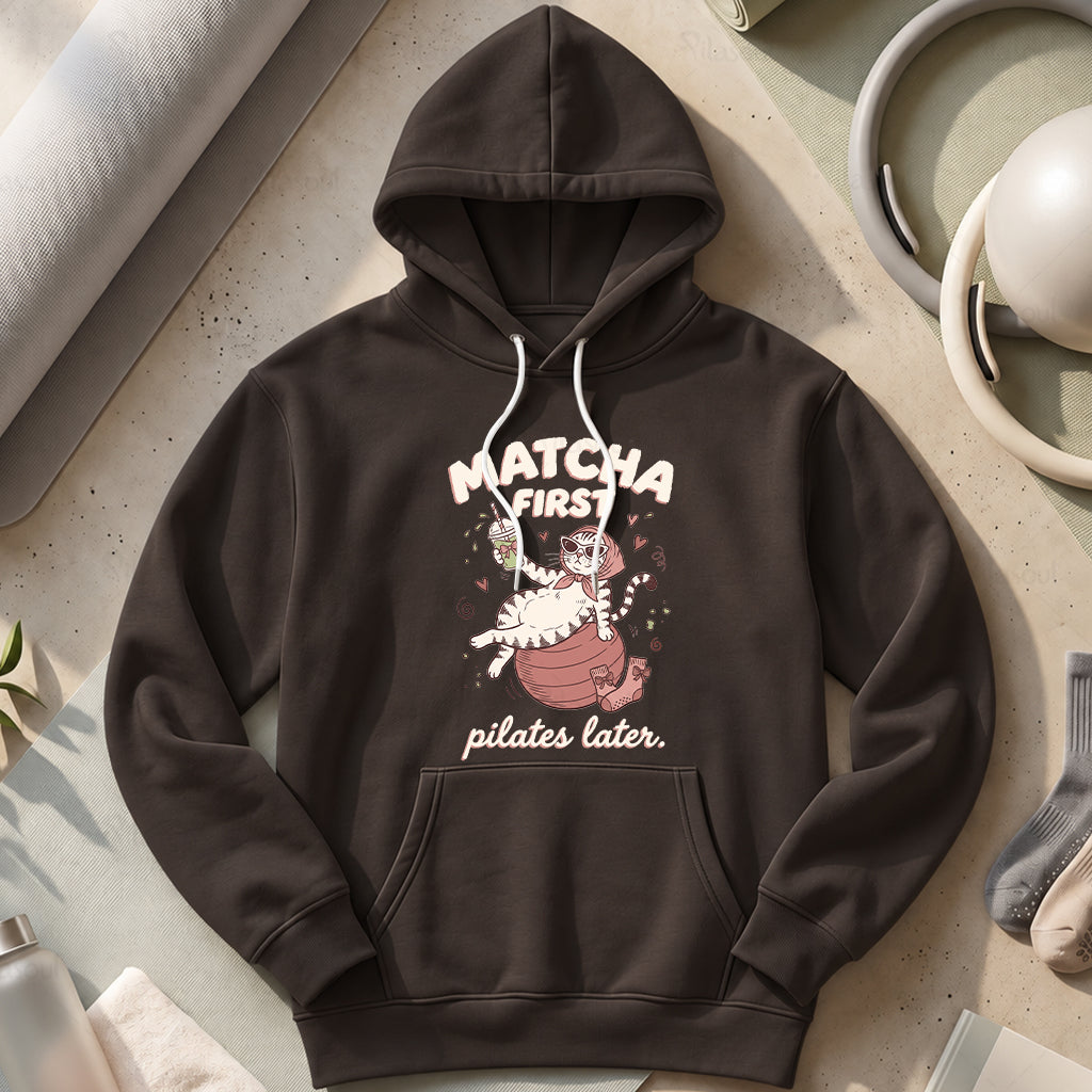 Matcha Fist - Pilates Lates Hoodies