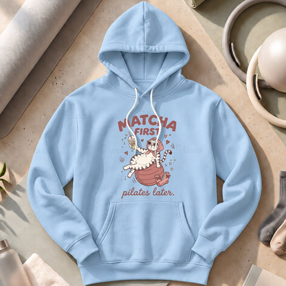 Matcha Fist - Pilates Lates Hoodies