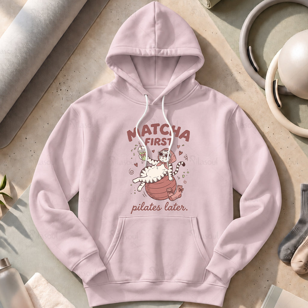 Matcha Fist - Pilates Lates Hoodies