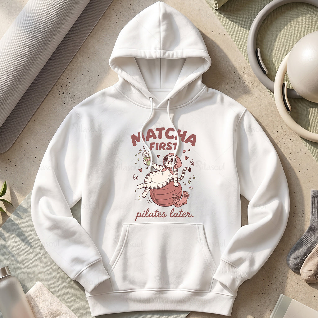 Matcha Fist - Pilates Lates Hoodies