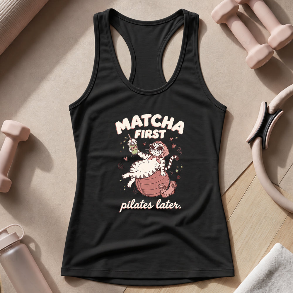 Matcha Fist - Pilates Lates Tank Top