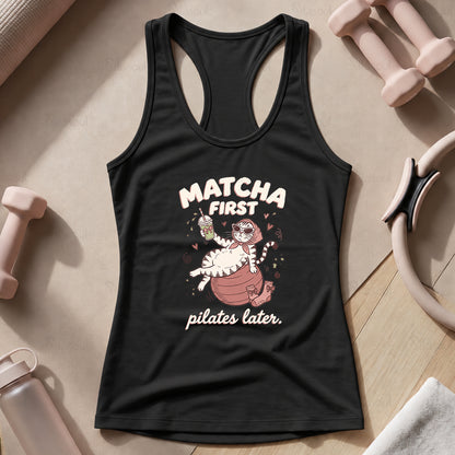 Matcha Fist - Pilates Lates Tank Top
