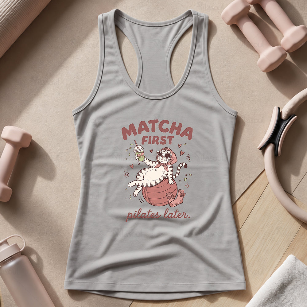 Matcha Fist - Pilates Lates Tank Top