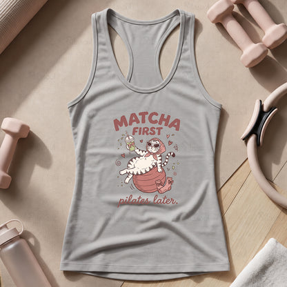 Matcha Fist - Pilates Lates Tank Top