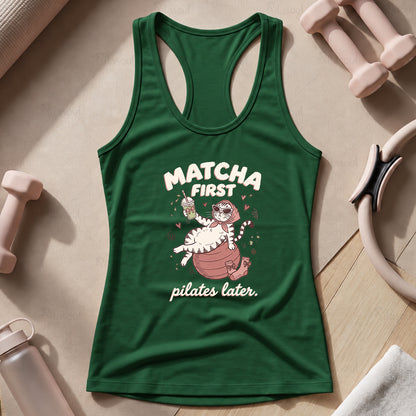 Matcha Fist - Pilates Lates Tank Top