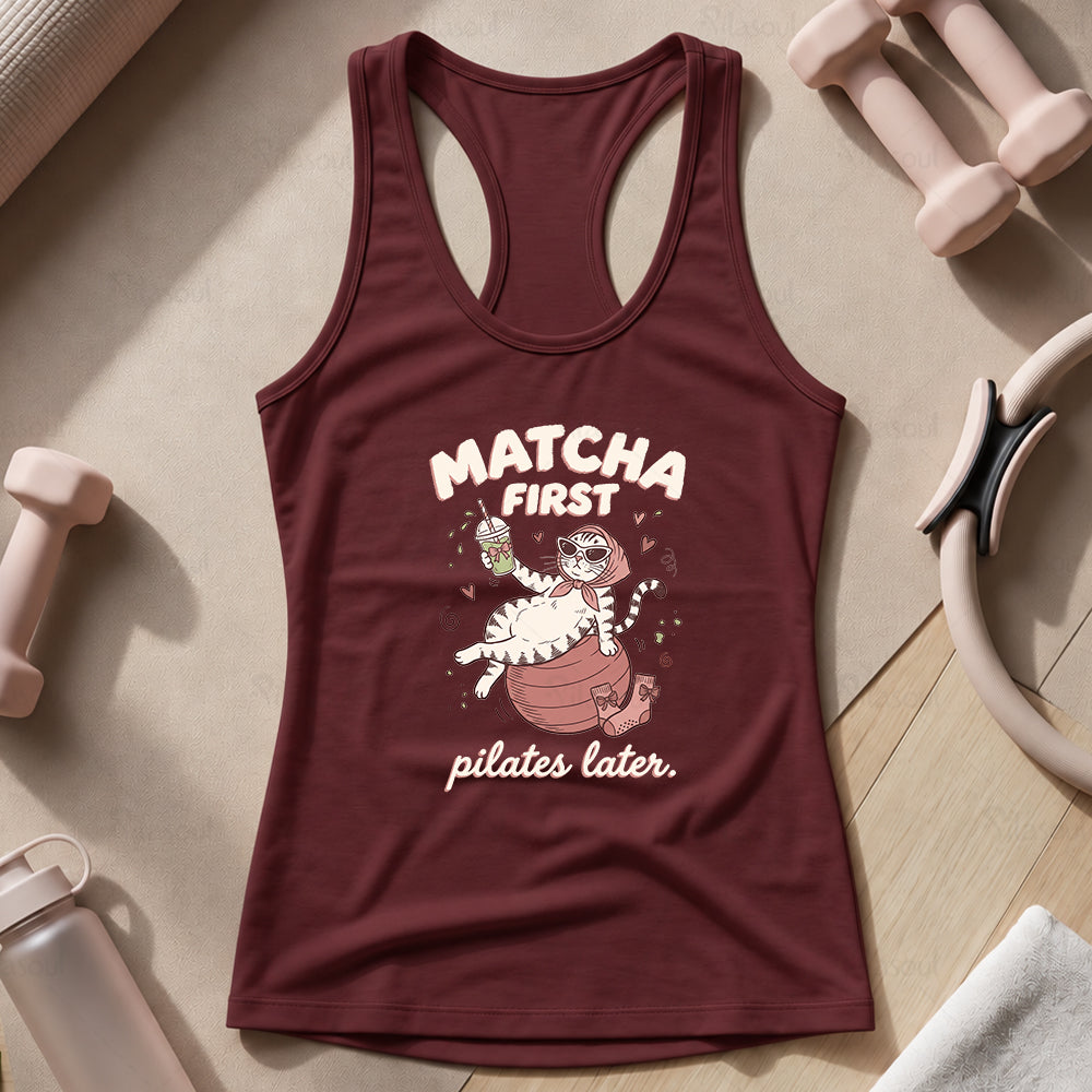 Matcha Fist - Pilates Lates Tank Top