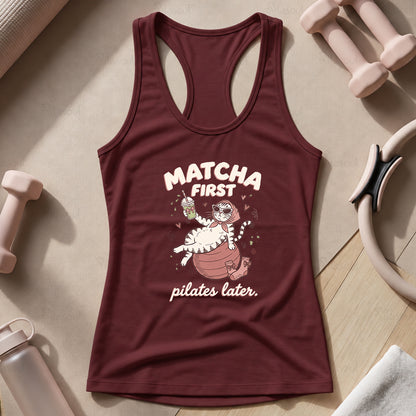 Matcha Fist - Pilates Lates Tank Top