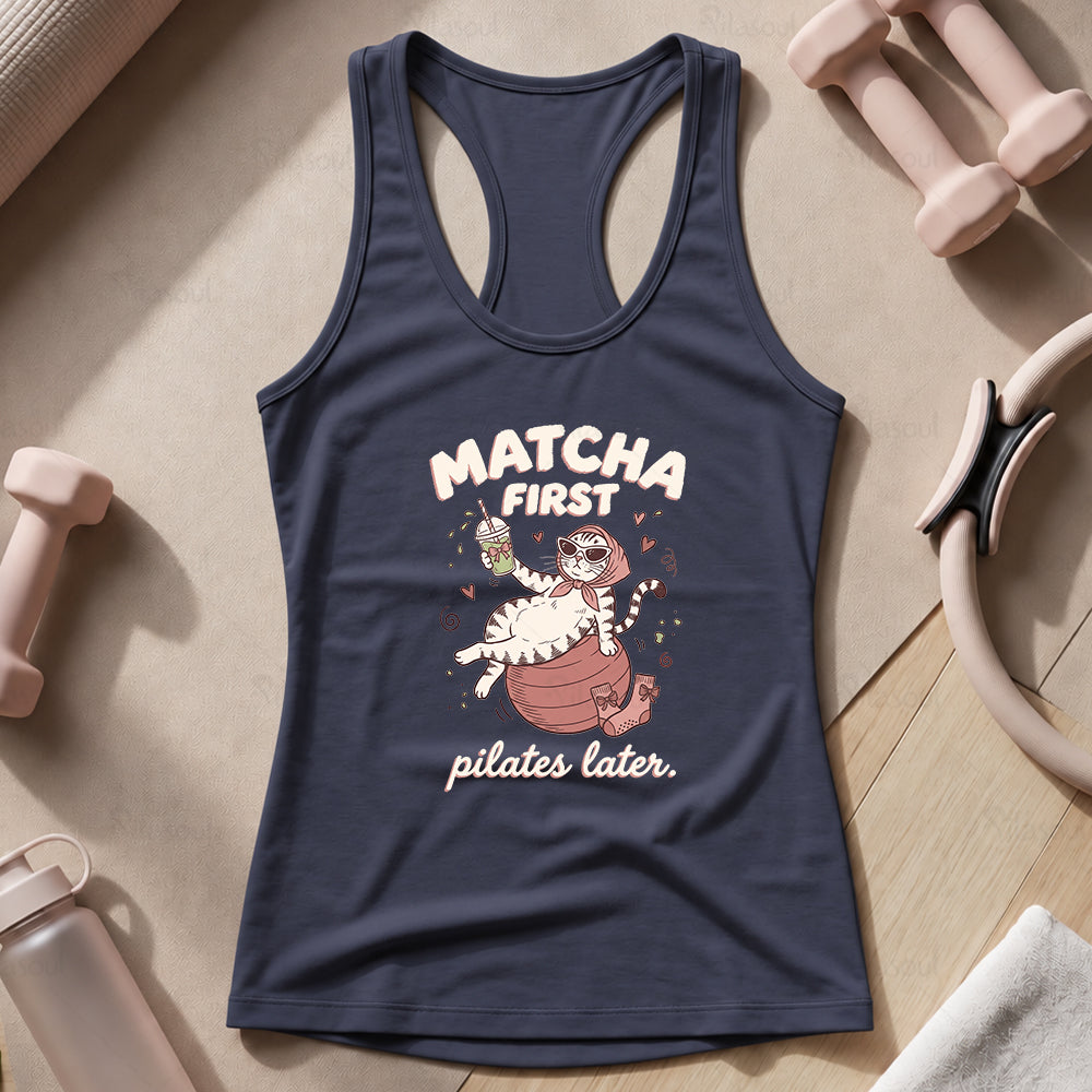 Matcha Fist - Pilates Lates Tank Top