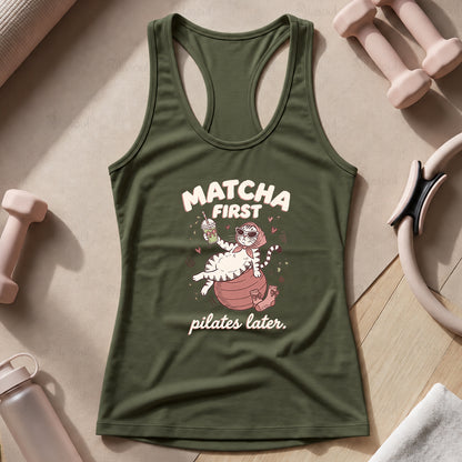 Matcha Fist - Pilates Lates Tank Top