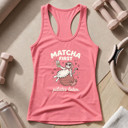 Matcha Fist - Pilates Lates Tank Top