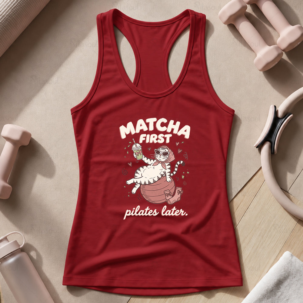 Matcha Fist - Pilates Lates Tank Top