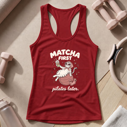 Matcha Fist - Pilates Lates Tank Top