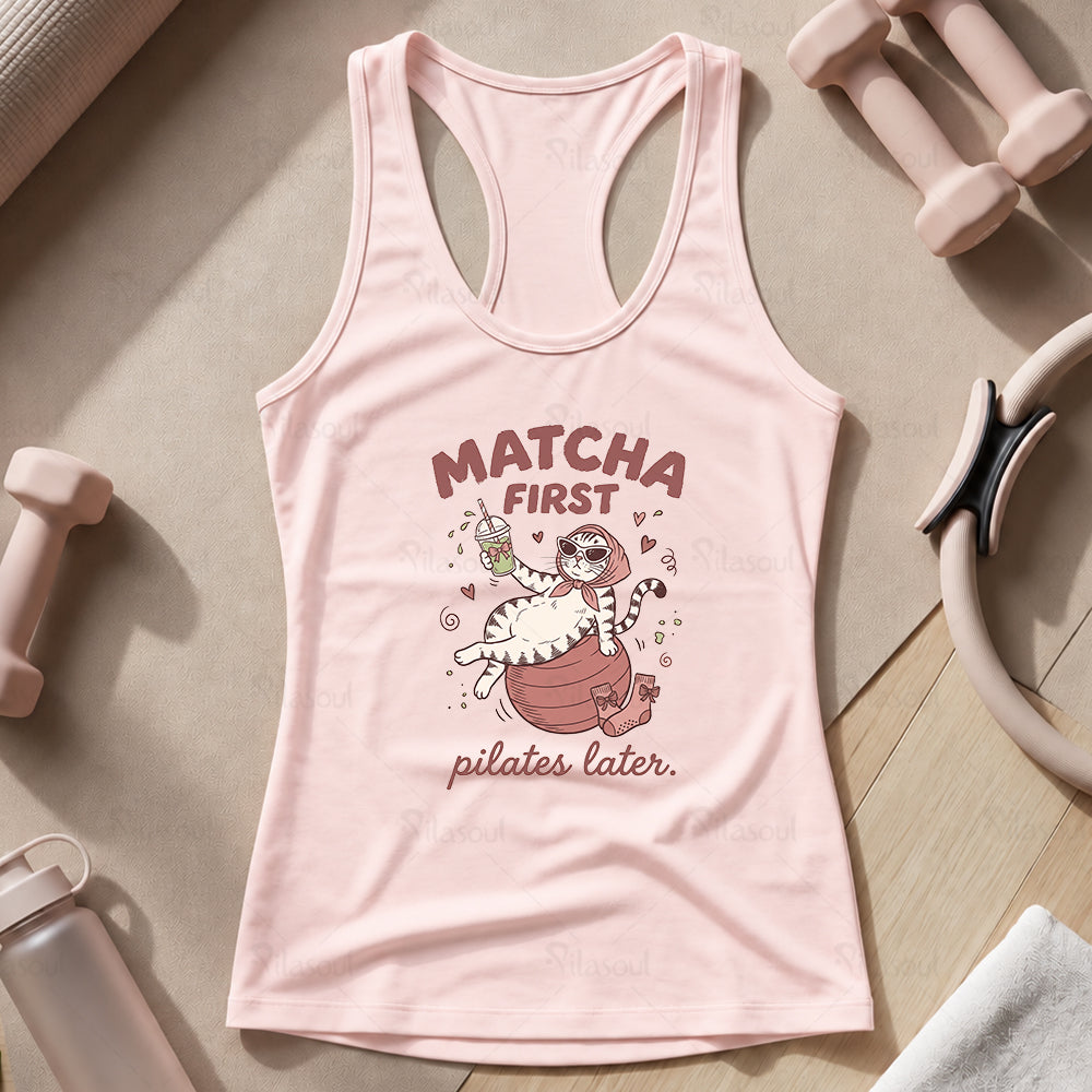 Matcha Fist - Pilates Lates Tank Top