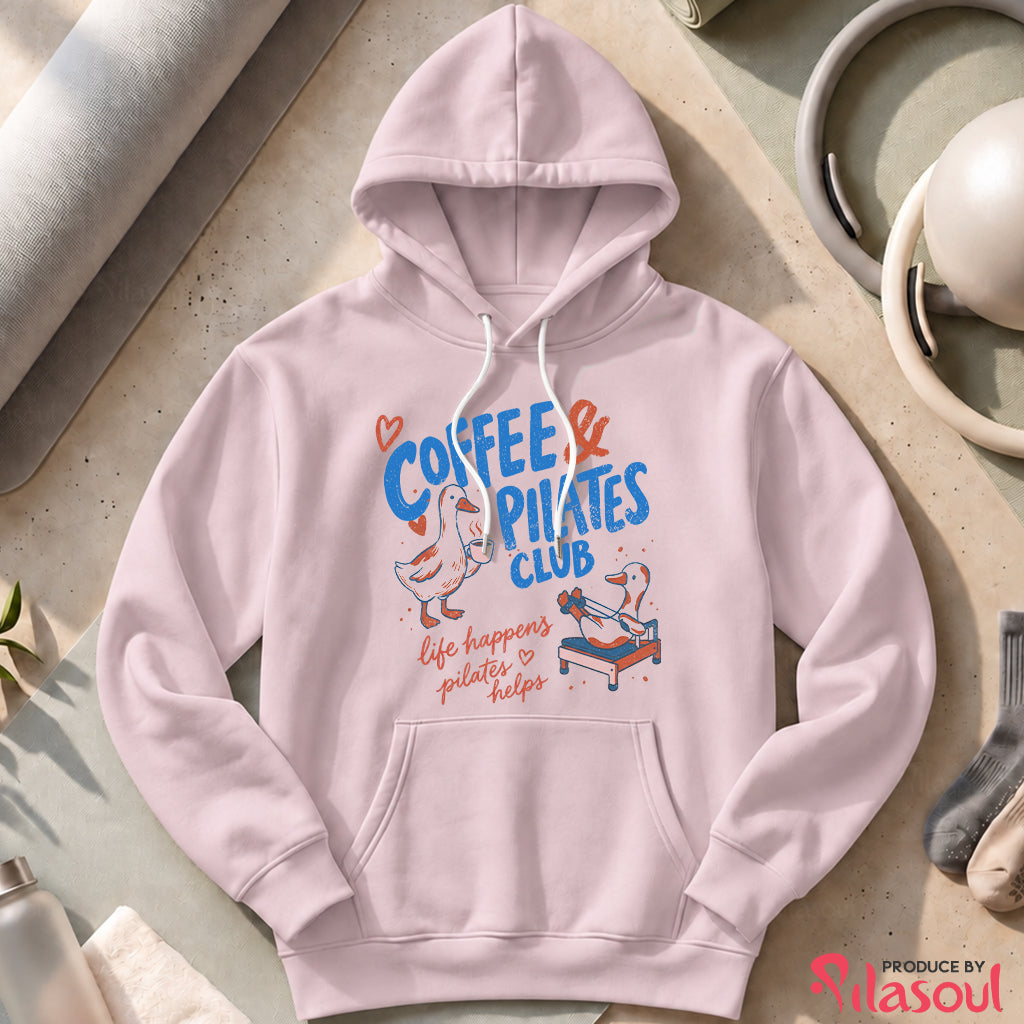 Coffee & Pilates Club Hoodies