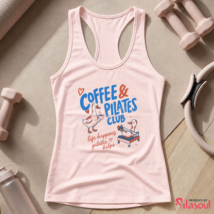 Coffee & Pilates Club Tank Top