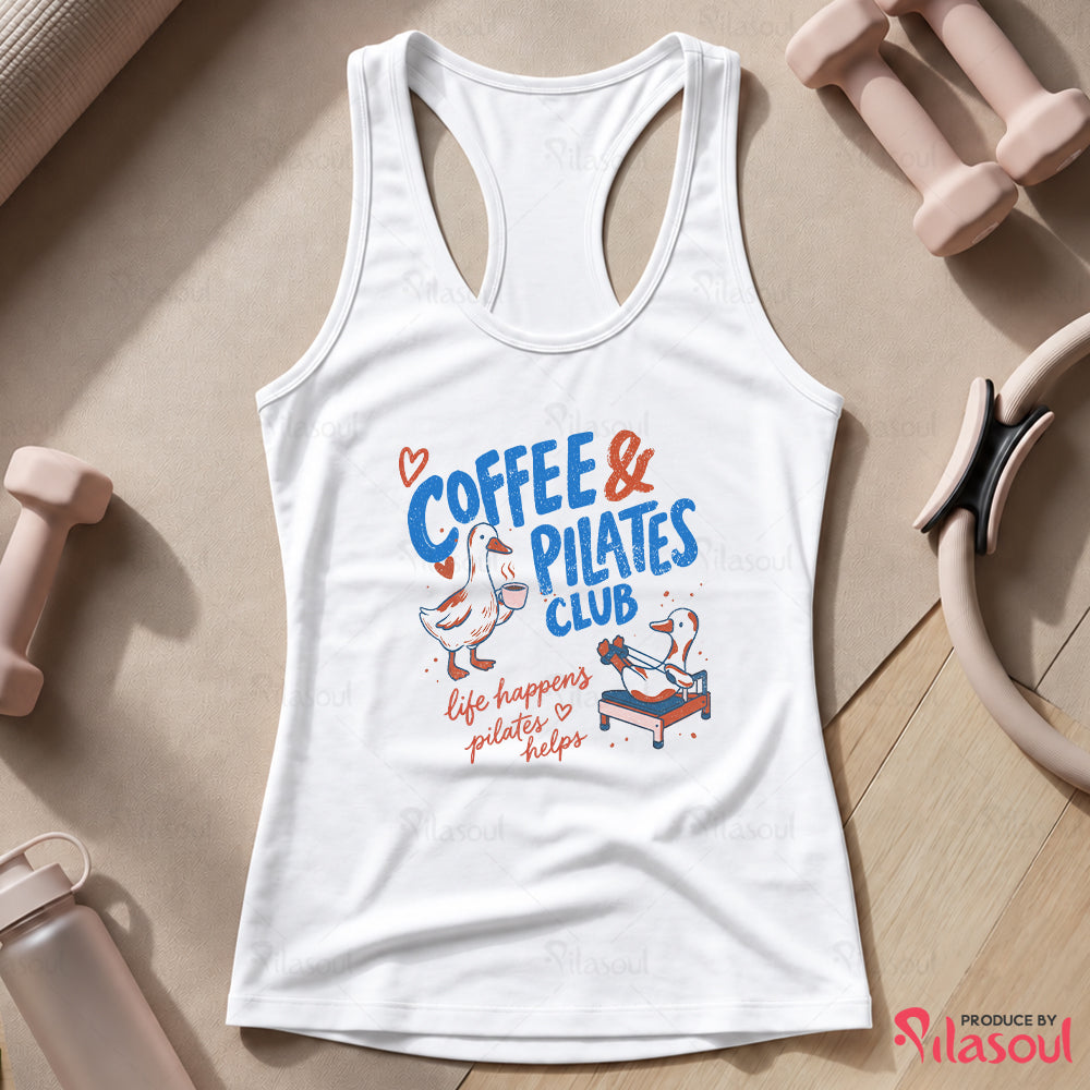 Coffee & Pilates Club Tank Top