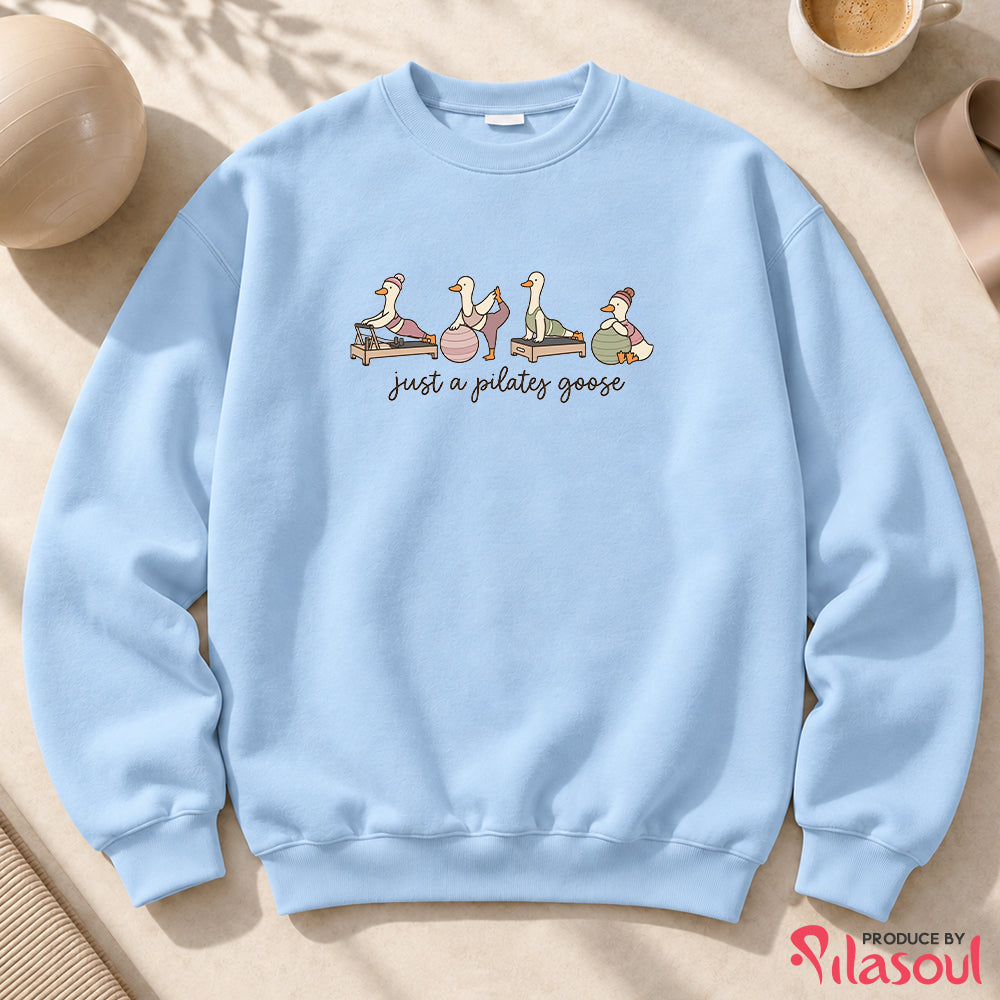 Just a Pilates Goose Sweatshirt