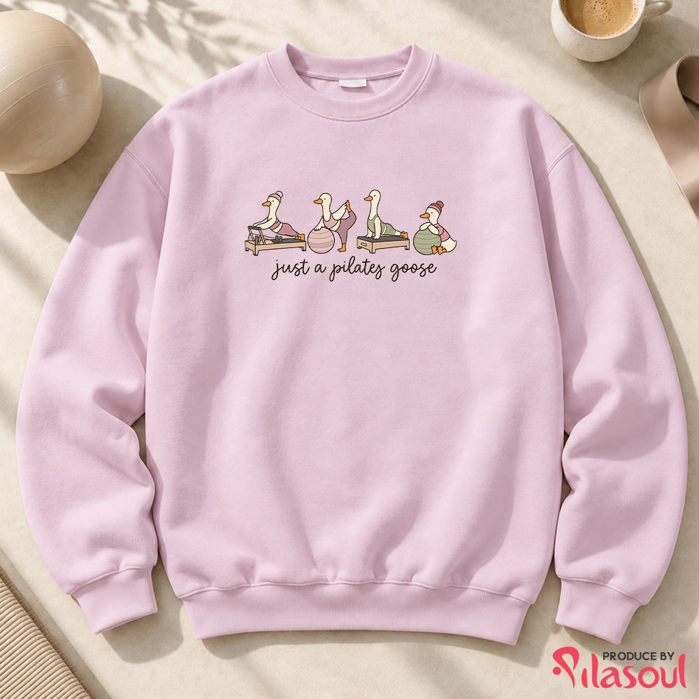 Just a Pilates Goose Sweatshirt