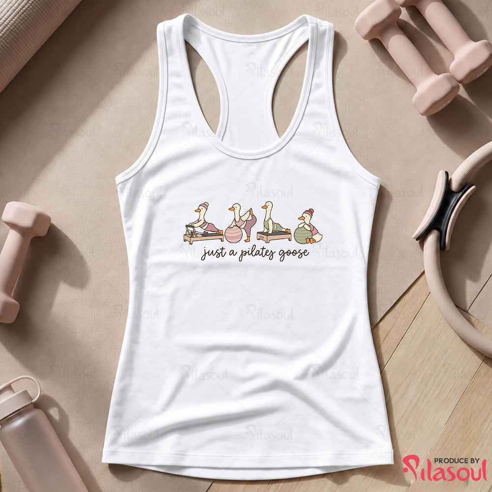 Just a Pilates Goose Tank Top