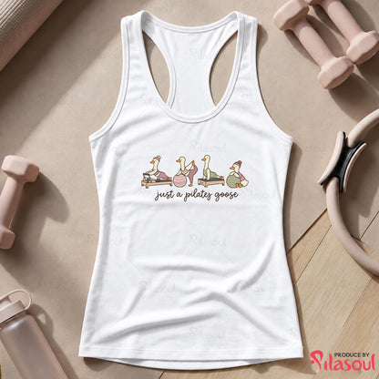 Just a Pilates Goose Tank Top