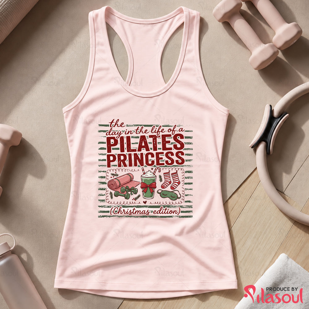 Princess Pilates Xmas Tank Top