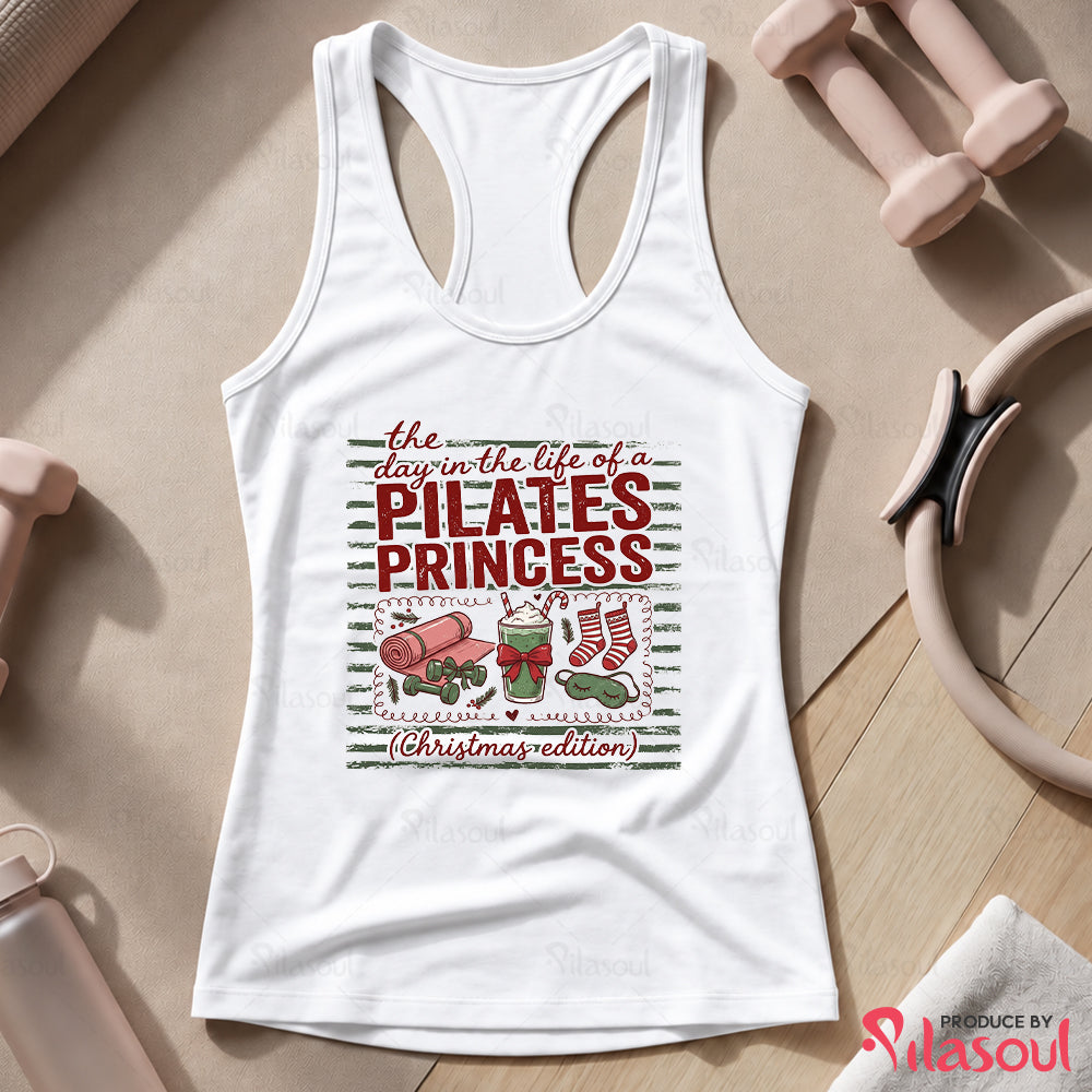Princess Pilates Xmas Tank Top
