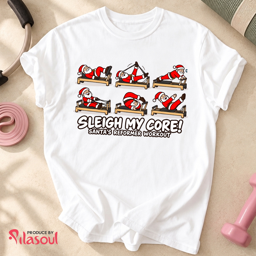 Santa Pilates Shirt