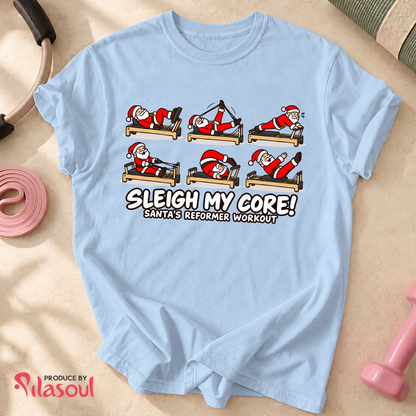 Santa Pilates Shirt