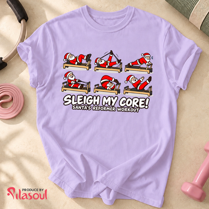 Santa Pilates Shirt
