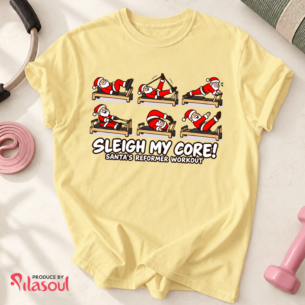 Santa Pilates Shirt