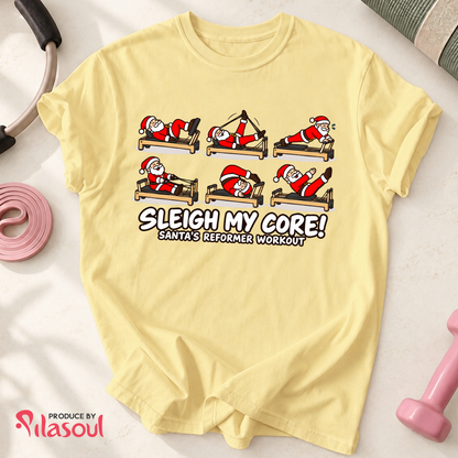 Santa Pilates Shirt