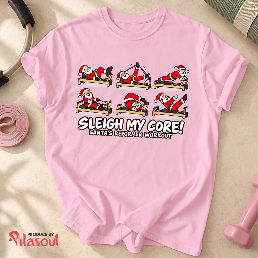 Santa Pilates Shirt