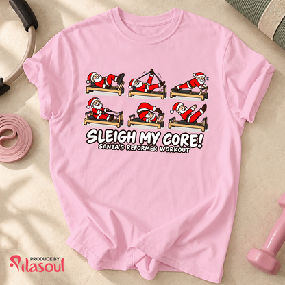 Santa Pilates Shirt