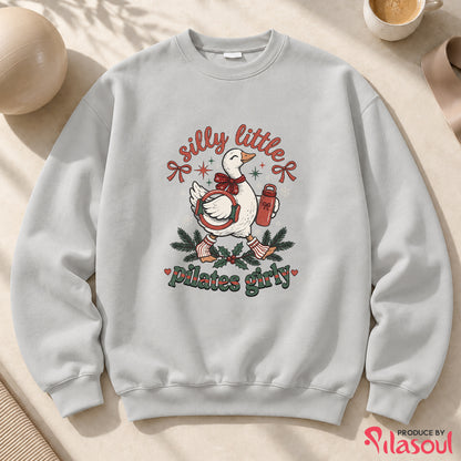 Silly Little Pilates Girly Sweatshirt
