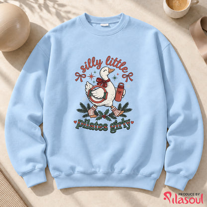 Silly Little Pilates Girly Sweatshirt