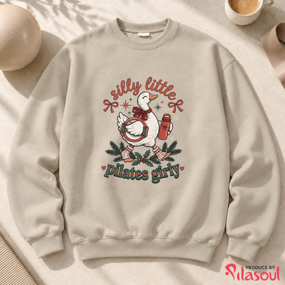 Silly Little Pilates Girly Sweatshirt
