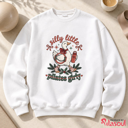 Silly Little Pilates Girly Sweatshirt