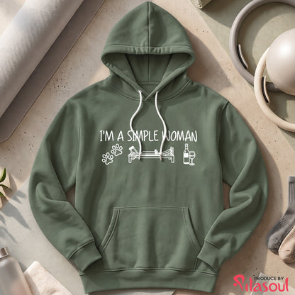 I'm a simple woman Hoodies