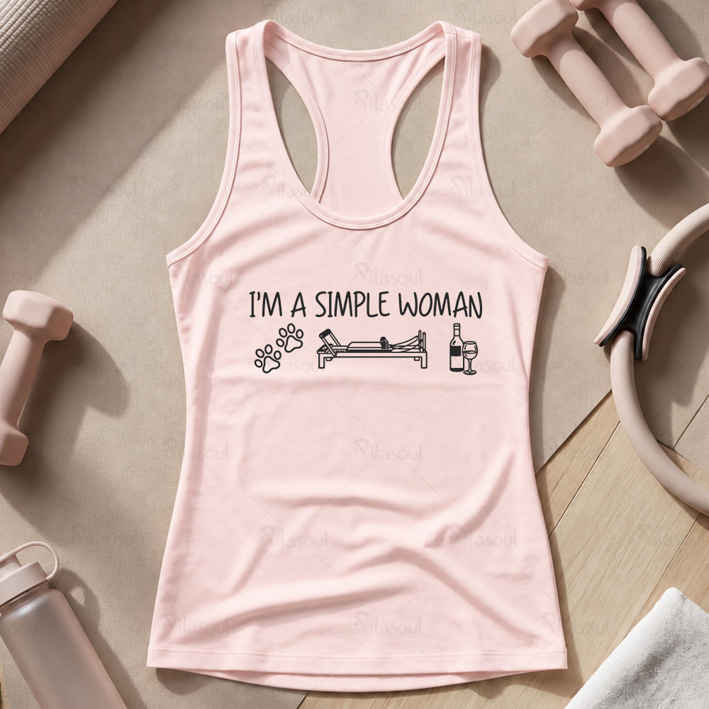 I'm a simple woman Tank Top